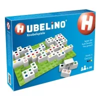 Joc 2 in 1 - Potriveste 4 & Domino curcubeu Hubelino 71 piese