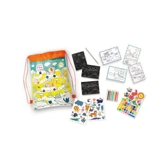 Joc de calatorie copii - Rucsac cu activitati Joc de calatorie copii - Rucsac cu activitati