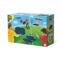 Joc de exterior pentru copii  2 in 1 - Tenis si frisbee