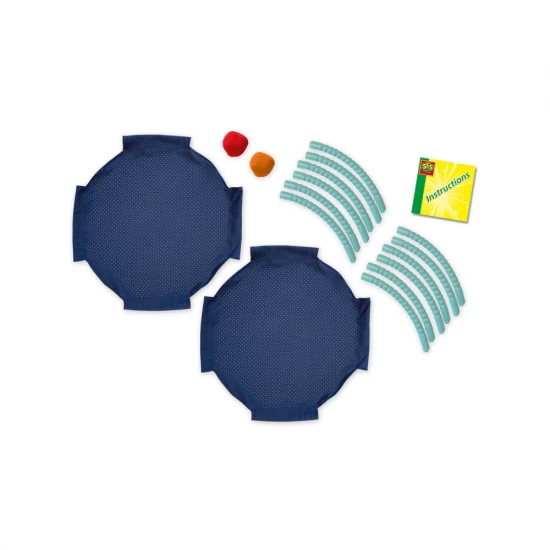 Joc de exterior pentru copii 2 in 1 - Tenis si frisbee Joc de exterior pentru copii 2 in 1 - Tenis si frisbee