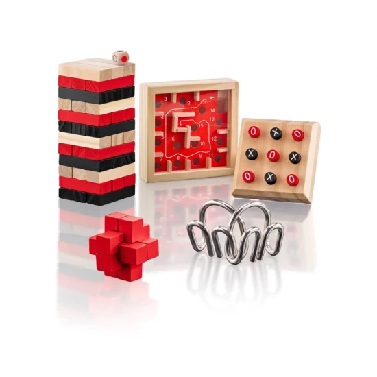 Set mini jocuri logica 5 in 1 Set mini jocuri logica 5 in 1