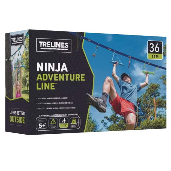 Joc exterior - Funie echilibru Ninja Adventure 11 metri Joc exterior - Funie echilibru Ninja Adventure 11 metri