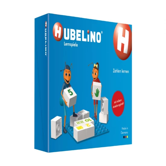 Joc educativ Hubelino pentru invatarea numerelor 85 piese Joc educativ Hubelino pentru invatarea numerelor 85 piese