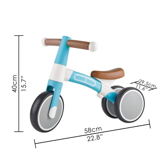  Bicicleta de echilibru Hape albastru deschis