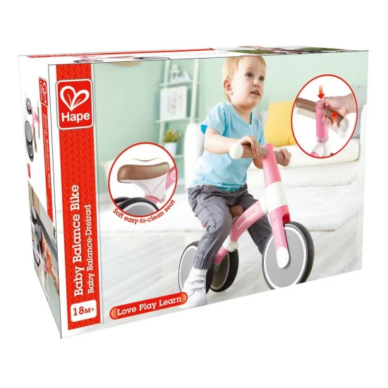 Bicicleta de echilibru Hape roz deschis Bicicleta de echilibru Hape roz deschis
