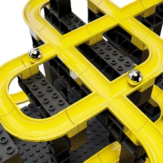 Set constructie circuit Hubelino Marble Run Pi Starter 214 piese