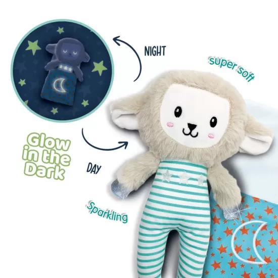 Jucarie copii - Oita de plus cu accesorii luminiscente Jucarie copii - Oita de plus cu accesorii luminiscente