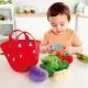 Set de joaca - Cos cu legume din material textil 8 piese Set de joaca - Cos cu legume din material textil 8 piese