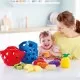 Set de joaca - Cos cu legume din material textil 8 piese Set de joaca - Cos cu legume din material textil 8 piese