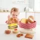 Set de joaca Hape - Cos cu patiserie din material textil 9 piese Set de joaca Hape - Cos cu patiserie din material textil 9 piese
