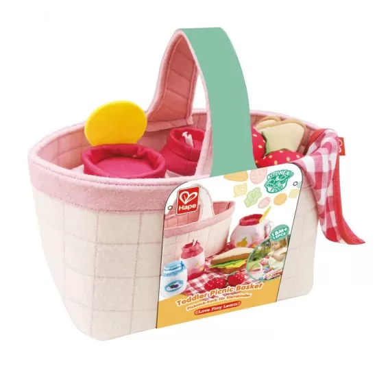 Set de joaca Hape - Cosulet de picnic 14 piese Set de joaca Hape - Cosulet de picnic 14 piese