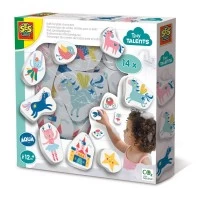 Set de joaca pentru baie cu 14 figurine de basm din spuma
