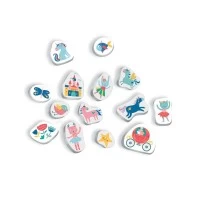 Set de joaca pentru baie cu 14 figurine de basm din spuma