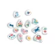 Set de joaca pentru baie cu 14 figurine de basm din spuma
