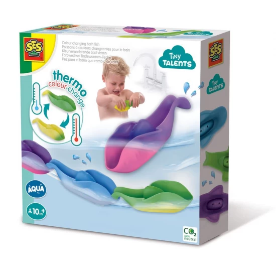 Set de joaca pentru baie - Pesti care isi schimba culoarea