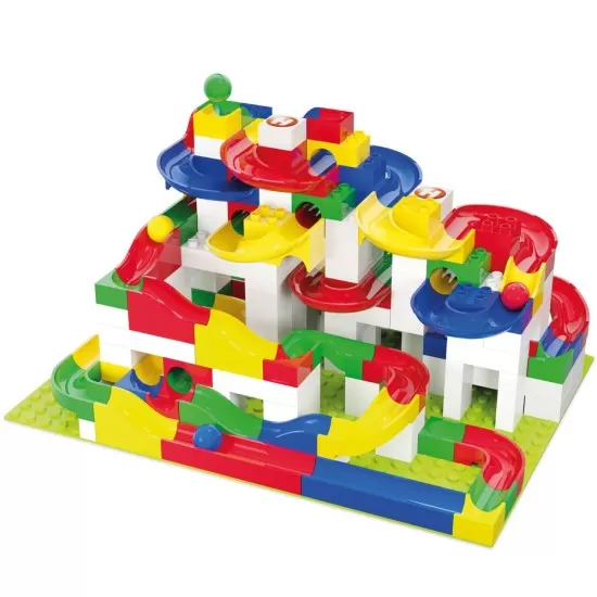 Jucarie de construit pentru copii Marble Run Hubelino 213 piese Jucarie de construit pentru copii Marble Run Hubelino 213 piese