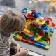 Jucarie de construit pentru copii Marble Run Hubelino 213 piese Jucarie de construit pentru copii Marble Run Hubelino 213 piese