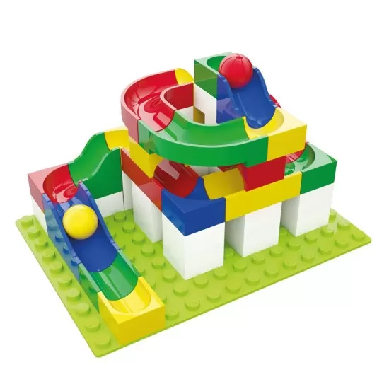 Jucarie de construit pentru copii Marble Run Hubelino 45 piese Jucarie de construit pentru copii Marble Run Hubelino 45 piese