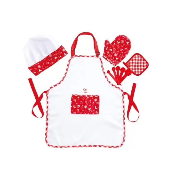 Set de joaca Hape - Costum bucatar cu accesorii Set de joaca Hape - Costum bucatar cu accesorii