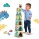 Jucarie de stivuit - Turn cu figurine de dinozauri Jucarie de stivuit - Turn cu figurine de dinozauri