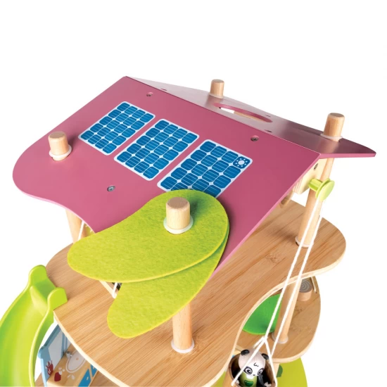 Set de joaca din bambus - Casa Ursilor 25 piese