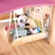 Set de joaca din bambus - Casa Ursilor 25 piese