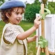 Sevalet portabil din bambus pentru copii Sevalet portabil din bambus pentru copii