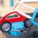 Jucarie din lemn - Banc de lucru pentru service si reparatii auto 71 piese Jucarie din lemn - Banc de lucru pentru service si reparatii auto 71 piese