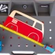 Jucarie din lemn - Banc de lucru pentru service si reparatii auto 71 piese Jucarie din lemn - Banc de lucru pentru service si reparatii auto 71 piese