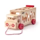 Jucarie din lemn - Camion de sortare cu forme animale Jucarie din lemn - Camion de sortare cu forme animale