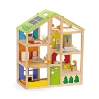Casa de papusi mobilata cu 3 etaje Hape 36 piese