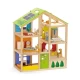 Casa de papusi mobilata cu 3 etaje Hape 36 piese