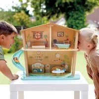 Set de joaca din lemn - Casa din jungla a tigrilor 38 piese