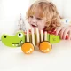 Jucarie din lemn - Crocodil de tras Jucarie din lemn - Crocodil de tras