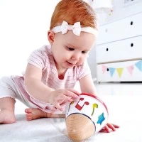 Jucarie din lemn Hape - Cutie muzicala rotativa