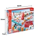Set de joaca din lemn Domino, Fabrica de roboti, 122 piese Set de joaca din lemn Domino, Fabrica de roboti, 122 piese