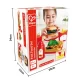 Set de joaca Fast-food din lemn Hape 27 piese Set de joaca Fast-food din lemn Hape 27 piese