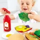 Set de joaca Fast-food din lemn Hape 27 piese Set de joaca Fast-food din lemn Hape 27 piese