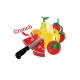Set de joaca din lemn - Fructe sanatoase de taiat 9 piese Set de joaca din lemn - Fructe sanatoase de taiat 9 piese
