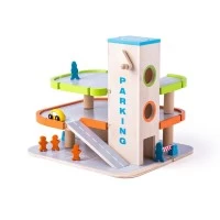 Set de joaca din lemn - Garaj pentru masini