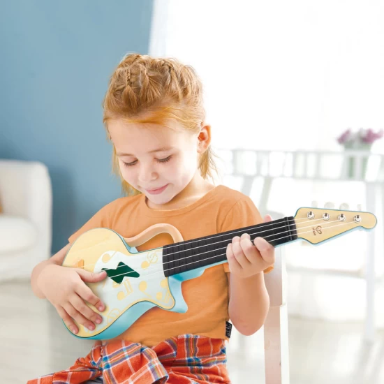 Chitara Ukulele din lemn pentru copii Hape Chitara Ukulele din lemn pentru copii Hape