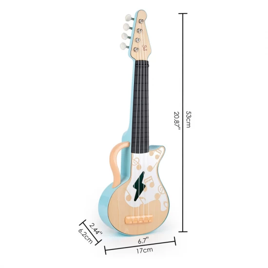 Chitara Ukulele din lemn pentru copii Hape Chitara Ukulele din lemn pentru copii Hape