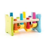 Jucarie educativa din lemn Woodyland cu ciocanel