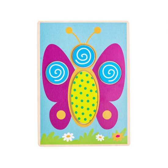 Joc de sortat forme din lemn Woodyland