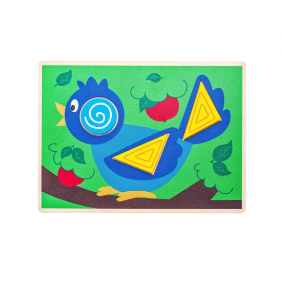 Joc de sortat forme din lemn Woodyland