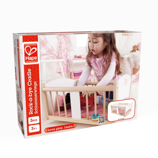 Leagan pentru papusi din lemn Rock-a-bye Hape