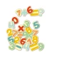 Magneti cu numere Hape 54 piese