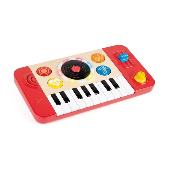 Jucarie din lemn pentru copii Studiou Dj Mix & Spin Hape Jucarie din lemn pentru copii Studiou Dj Mix & Spin Hape