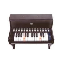 Pian din lemn cu functie electronica pentru copii Hape negru