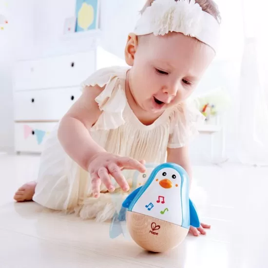 Jucarie din lemn Hape - Pinguin Hopa Mitica Jucarie din lemn Hape - Pinguin Hopa Mitica